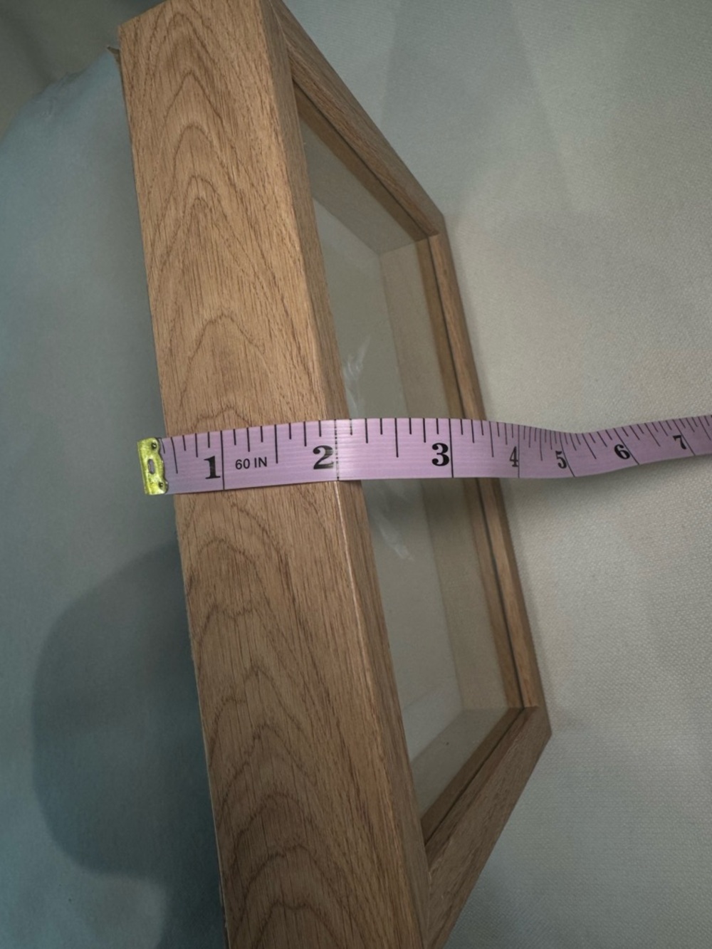 NWT - HOBBY LOBBY Beige Deep Framed Print with White Bird Detail - Picture 4 of 4